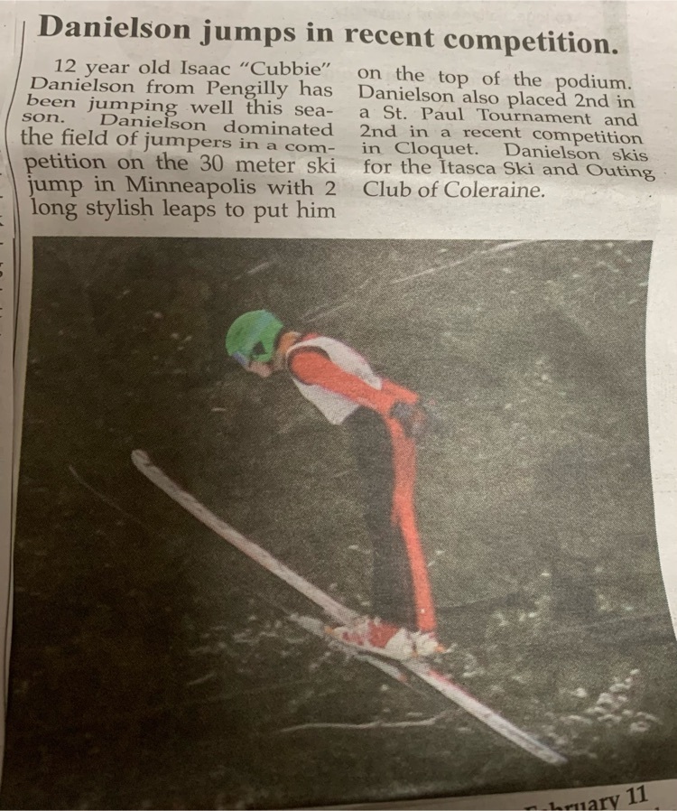 Isaac ski jumper article